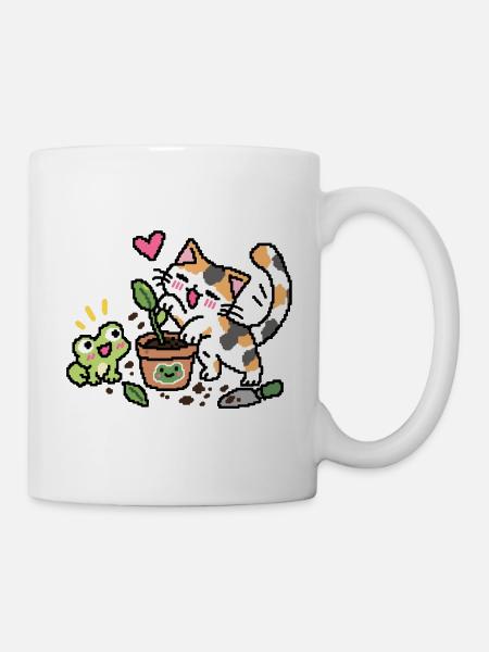 CrazyUna VS Plant - Tasse - Weiß