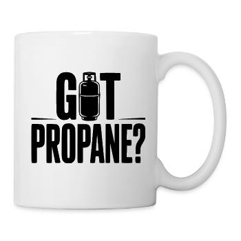 Hast du Propan? - Tasse - Weiß - Rechts