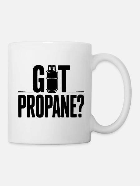 Hast du Propan? - Tasse - Weiß