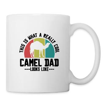 Kamel Papa Retro Style - Tasse - Weiß - Rechts