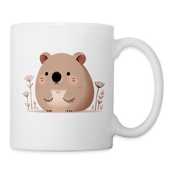 Wombat - Tasse - Weiß - Rechts