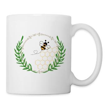 Bee - Tasse - Weiß - Rechts