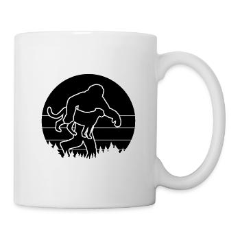 Sasquatch & Gepard - Tasse - Weiß - Rechts