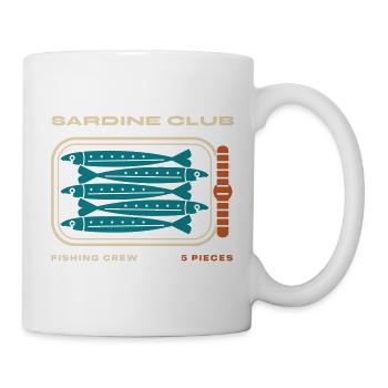 Sardinenclub - Tasse - Weiß - Rechts