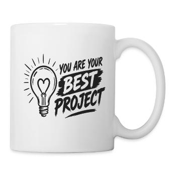 You Are Your Best Project Glühbirnen - Tasse - Weiß - Rechts