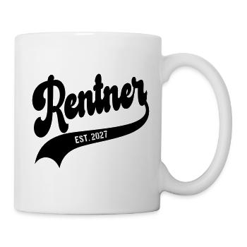 Abschied Rentner 2027 - Tasse - Weiß - Rechts