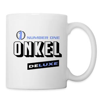 Onkel Number One Deluxe Bester Familie  - Tasse - Weiß - Rechts