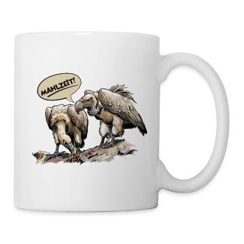 Mahlzeit Geierduo - Tasse - Weiß - Rechts