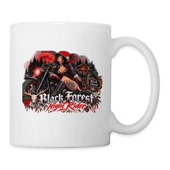  Black Forest Night Rider Motorrad Biker - Tasse - Weiß - Rechts