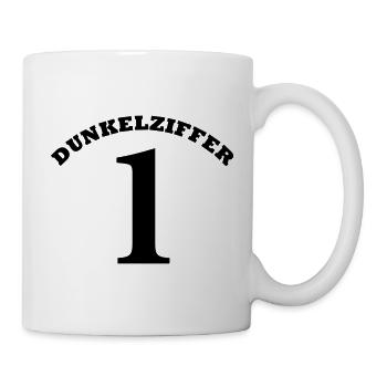 DUNKELZIFFER 1 - Tasse - Weiß - Rechts
