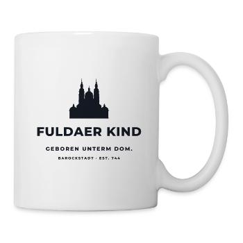 Fuldaer Kind – Domstadt Fulda seit 744 - Tasse - Weiß - Rechts