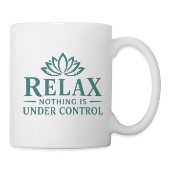 Relax Lotusblüte Control - Tasse - Weiß - Rechts