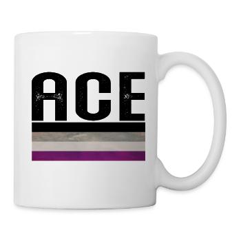 Vintage asexuell - Tasse - Weiß - Rechts