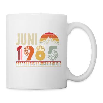 Juni 1985 Geburtsjahr Vintage Retro - Tasse - Weiß - Rechts