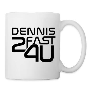 Dennis - Tasse - Weiß - Rechts