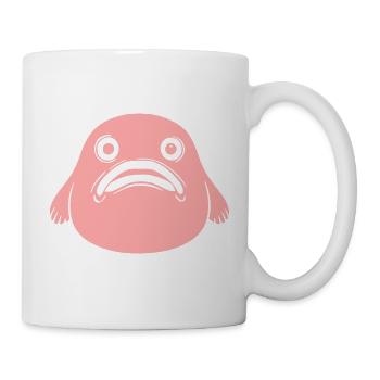 Blobfisch Fisch rosa Meeresfisch Geschenk  - Tasse - Weiß - Rechts