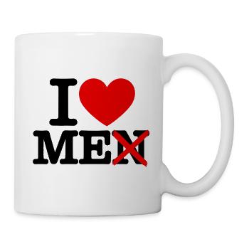 love me  - Tasse - Weiß - Rechts