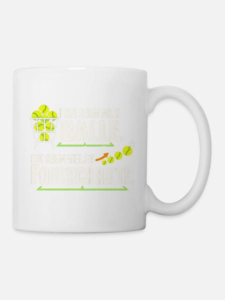 Tennistrainer Tennis Coach Tennislehrer Geschenk - Tasse - Weiß