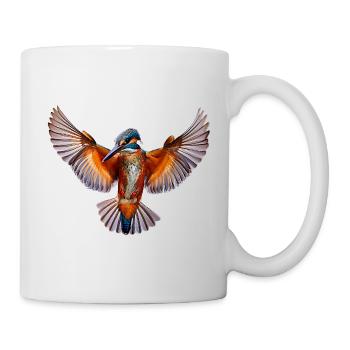 Eisvogel - Tasse - Weiß - Rechts