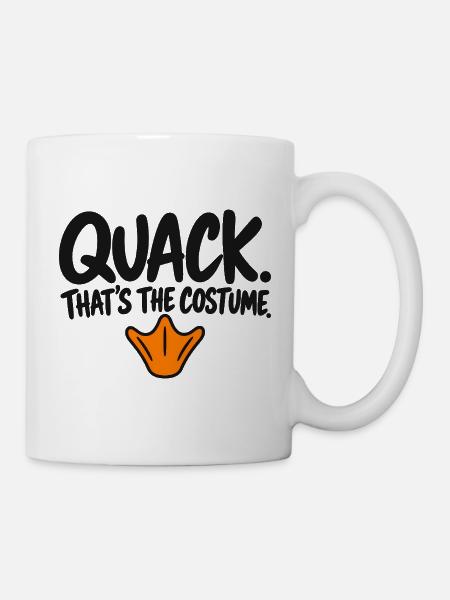 Quack That's the Costume - Tasse - Weiß