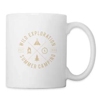 Wild Exploration Camping - Tasse - Weiß - Rechts