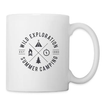 Wild Exploration Camping - Tasse - Weiß - Rechts