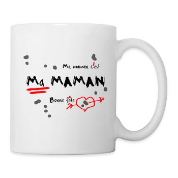 Fete Maman 3 - Mug blanc - blanc - Droite