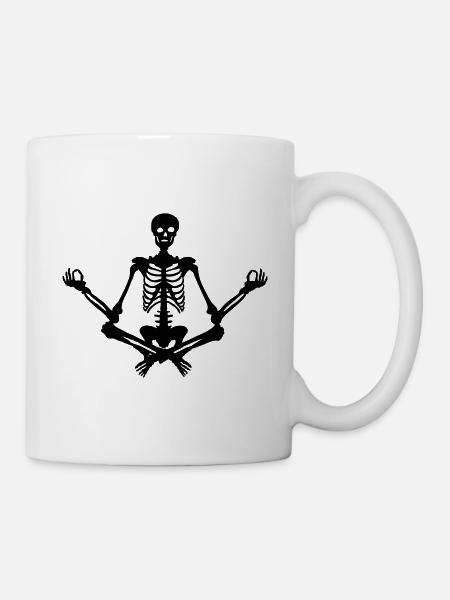 dead yogi - Mug blanc - blanc