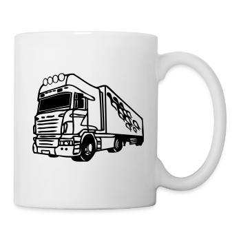 truck01 - Mug blanc - blanc - Droite