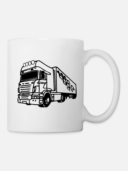 truck01 - Mug blanc - blanc