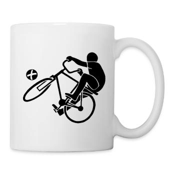 Radballer - Tasse - Weiß - Rechts