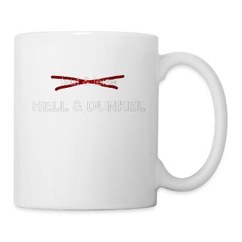 laut&leise - HELL&DUNKEL - Tasse - Weiß - Rechts