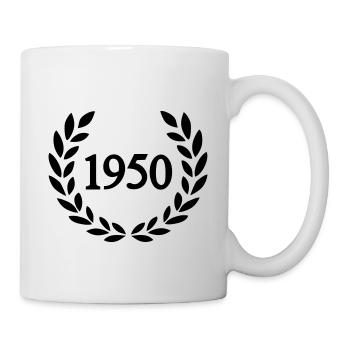 1950 - Tasse - Weiß - Rechts