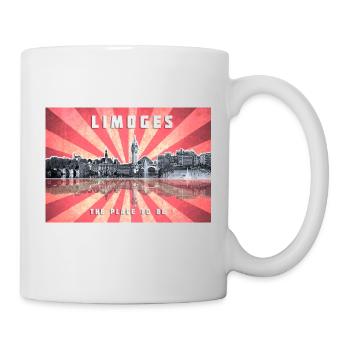 Limoges The-place-to-be Vue de la ville - Mug blanc - blanc - Droite