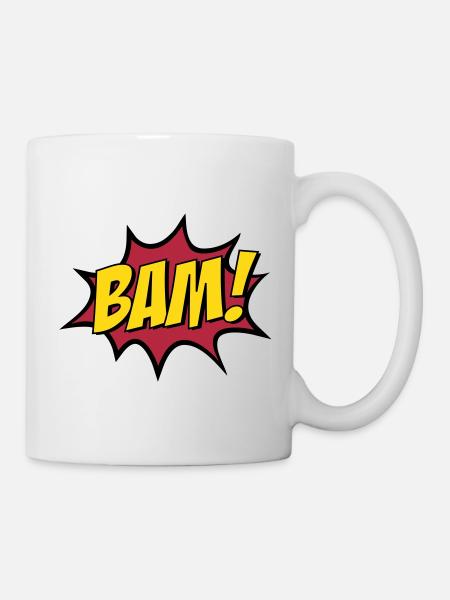 BAM ! - Mug blanc - blanc