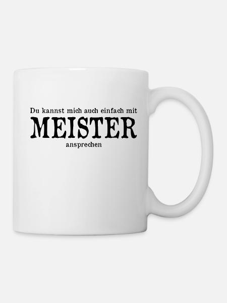Meister - Tasse - Weiß
