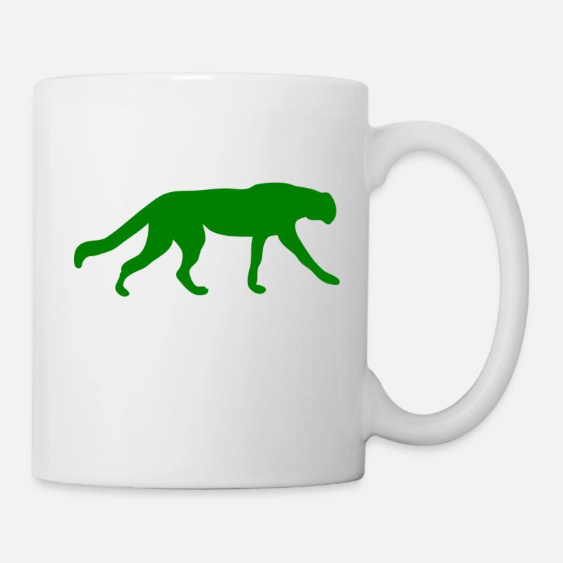vert Tiger - Mug blanc - blanc