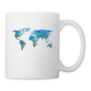 carte transparente - Mug blanc - blanc - Droite