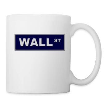 wallstreet blue - Tasse - Weiß - Rechts