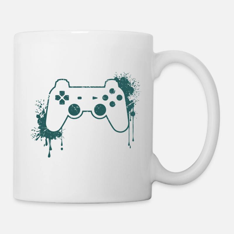 CONTROLLER RETRO - Tasse - Weiß