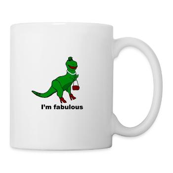 Fabulous Dinosaur - Mug - white - Right