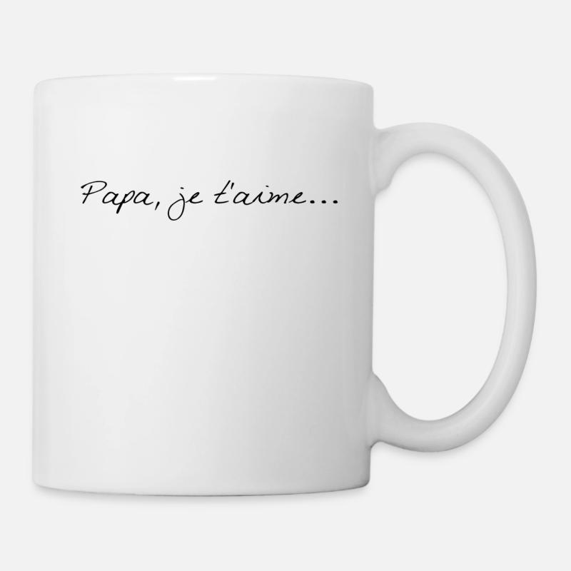 Papa je t'aime - Mug blanc - blanc