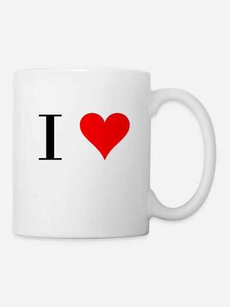 I Heart - Mug - white
