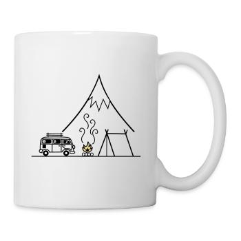Campfire Camping Trip - Mug - white - Right