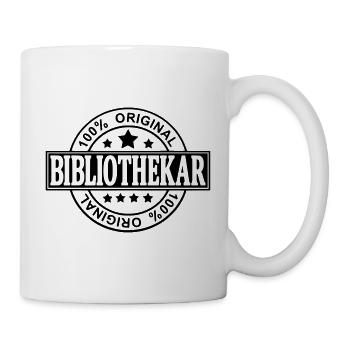 Bibliothekar - Tasse - Weiß - Rechts