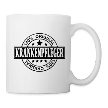 Krankenpfleger - Tasse - Weiß - Rechts