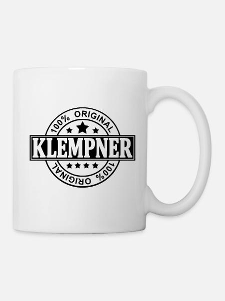 Klempner - Tasse - Weiß