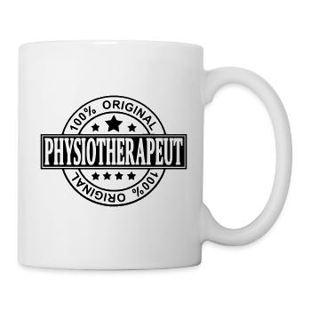 Physiotherapeut - Tasse - Weiß - Rechts