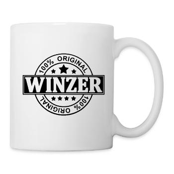 Winzer - Tasse - Weiß - Rechts
