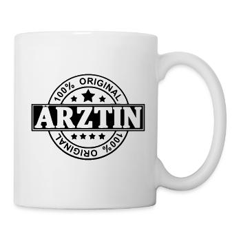 ärztin - Tasse - Weiß - Rechts